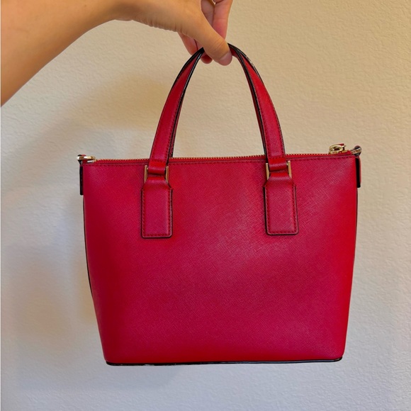 Kate Spade Red Satchel Handbag - Picture 2 of 7